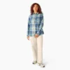 Women’s Plaid Flannel Long Sleeve Shirt