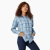 Women’s Plaid Flannel Long Sleeve Shirt