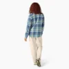 Women’s Plaid Flannel Long Sleeve Shirt