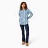 Women’s Plaid Flannel Long Sleeve Shirt