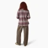 Women’s Plaid Flannel Long Sleeve Shirt