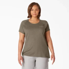 Women’s Plus Cooling Short Sleeve Pocket T-Shirt