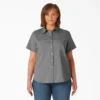 Women’s Plus Cooling Short Sleeve Work Shirt