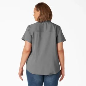 Women’s Plus Cooling Short Sleeve Work Shirt