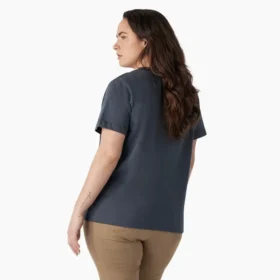 Women’s Plus Heavyweight Short Sleeve Pocket T-Shirt