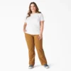 Women’s Plus Heavyweight Short Sleeve Pocket T-Shirt