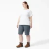 Women’s Plus Hickory Stripe Carpenter Shorts