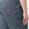 Women’s Plus Hickory Stripe Carpenter Shorts