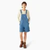 Women’s Relaxed Fit Bib Shortalls, 7″