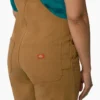 Women’s Relaxed Fit Bib Shortalls, 7″