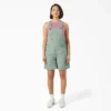 Women’s Relaxed Fit Bib Shortalls, 7″
