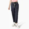Women’s Relaxed Fit Contrast Stitch Cropped Cargo Pants