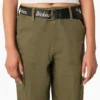 Women’s Relaxed Fit Contrast Stitch Cropped Cargo Pants