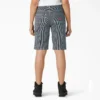 Women’s Relaxed Fit Hickory Stripe Carpenter Shorts, 11″