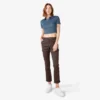 Women’s Slim Straight Fit Roll Hem Carpenter Pants