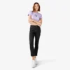 Women’s Slim Straight Fit Roll Hem Carpenter Pants