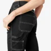 Women’s Slim Straight Fit Roll Hem Carpenter Pants