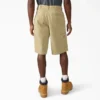 Worn in Loose Work Shorts, 13″