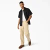 Worn in Striped Work Shirt